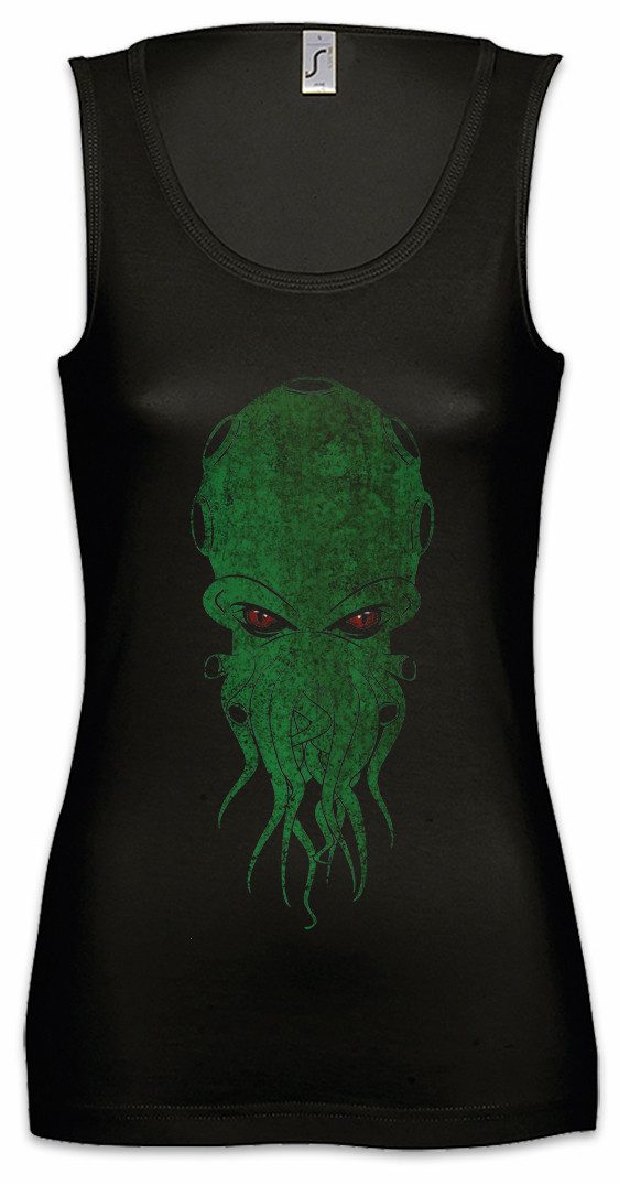 Tanktop Cthulhu VII Ärmelloses Damen T-Shirt Call Monster Horror Arkham H. P.