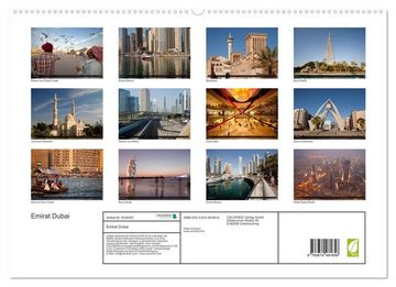 CALVENDO Wandkalender Emirat Dubai (Premium, hochwertiger DIN A2 Wandkalender 2023, Kunstdruck in Hochglanz)