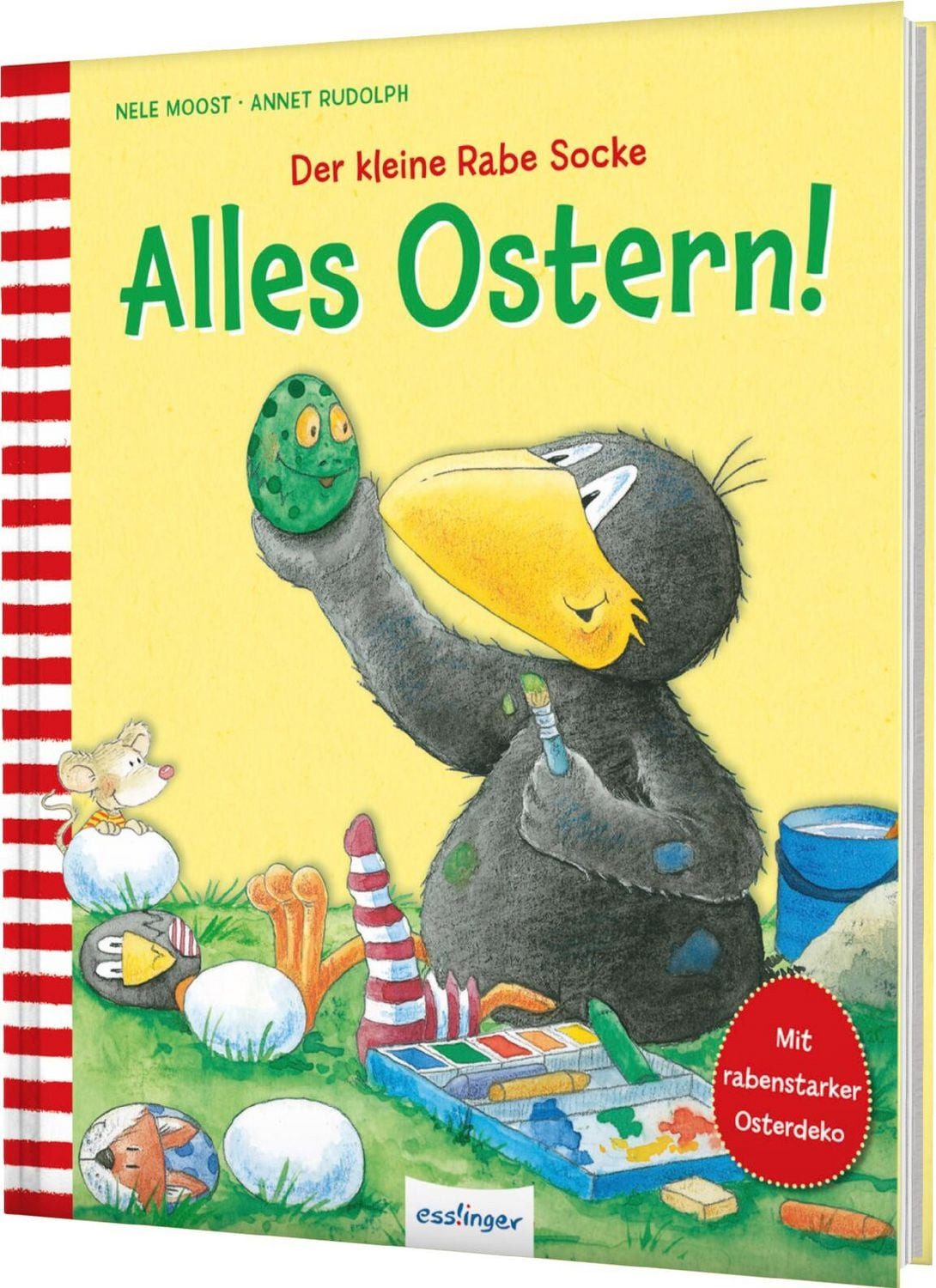 Kinderbuch Der kleine Rabe Socke: Alles Ostern! Bilderbuch mit herausnehmbarer De Nele Moost