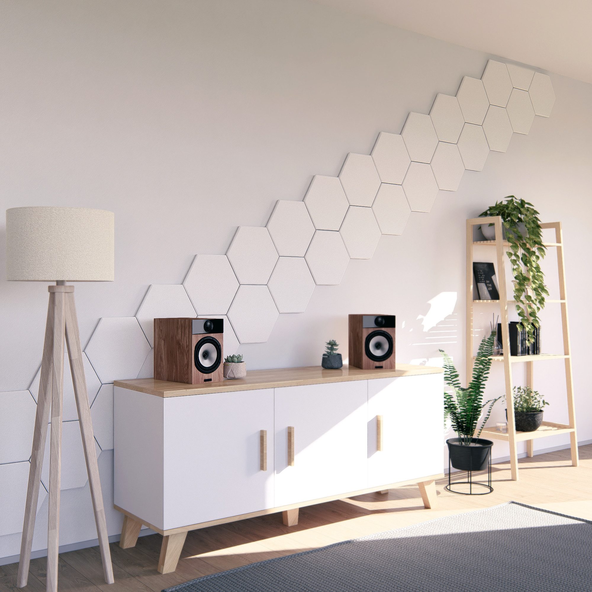 linovum Wandpaneel vilz Akustikplatten Schallabsorber Hexagon günstig online kaufen