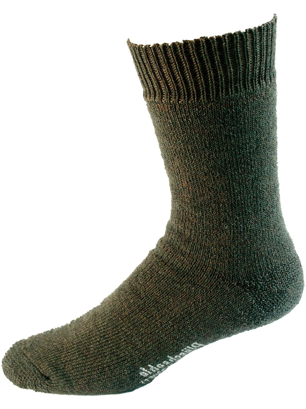 Nordpol Arbeitssocken 3 Paar Vollplüsch-Socke kurz 7000 grün 70% Wolle / 30%Polyester