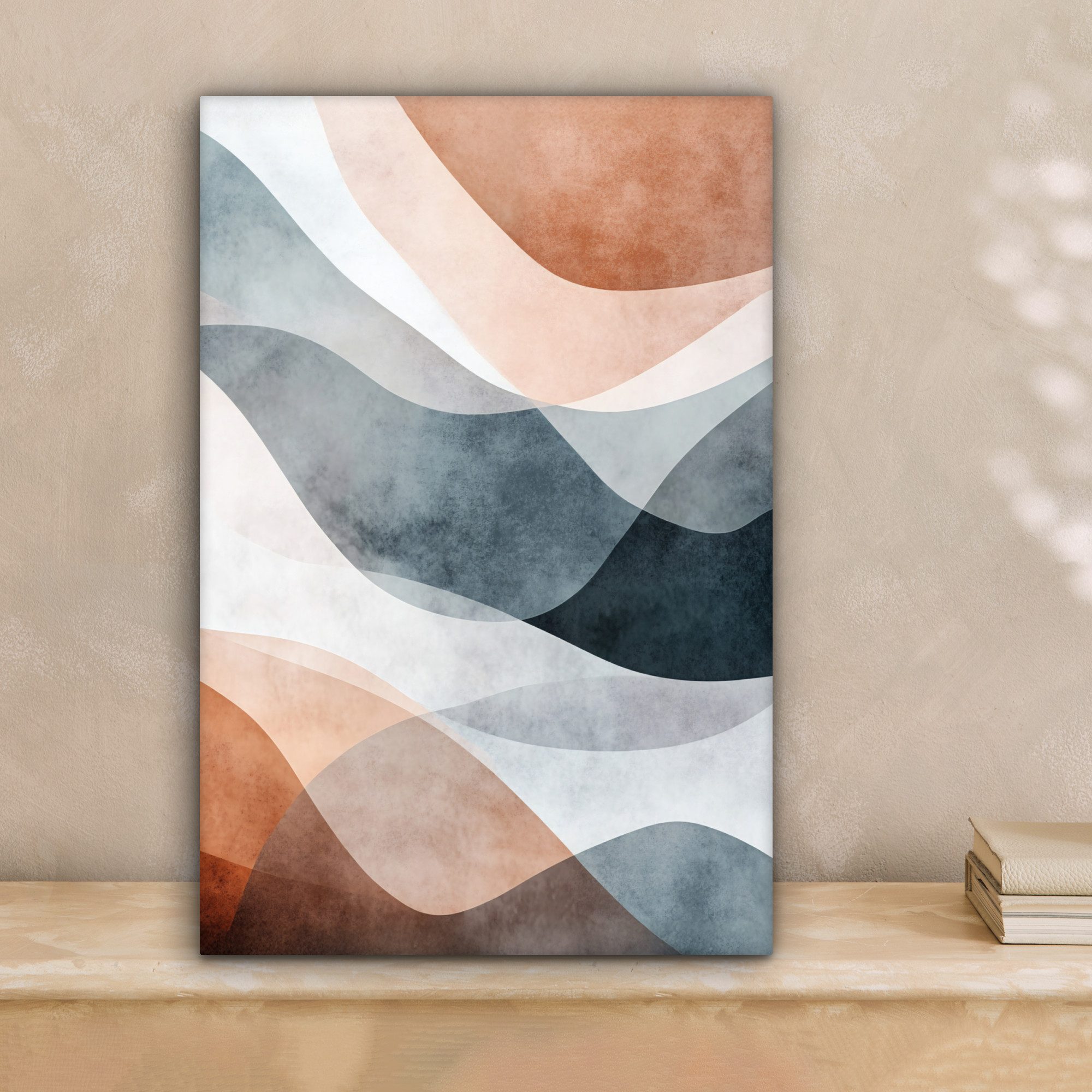 OneMillionCanvasses® Leinwandbild Abstrakt - Wellen - günstig online kaufen