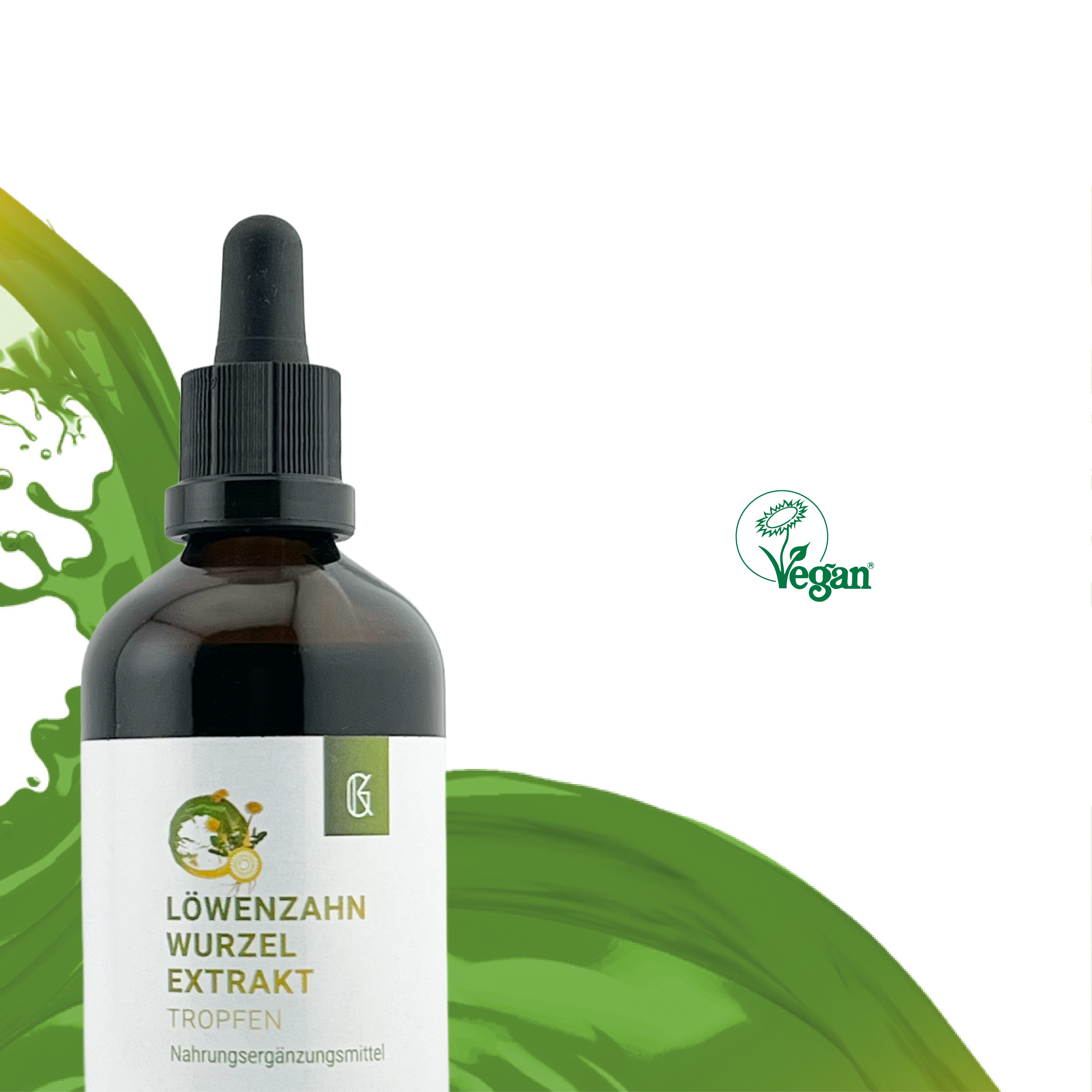 Kraftgras Löwenzahnwurzel Extrakt Tropfen, 100 ml