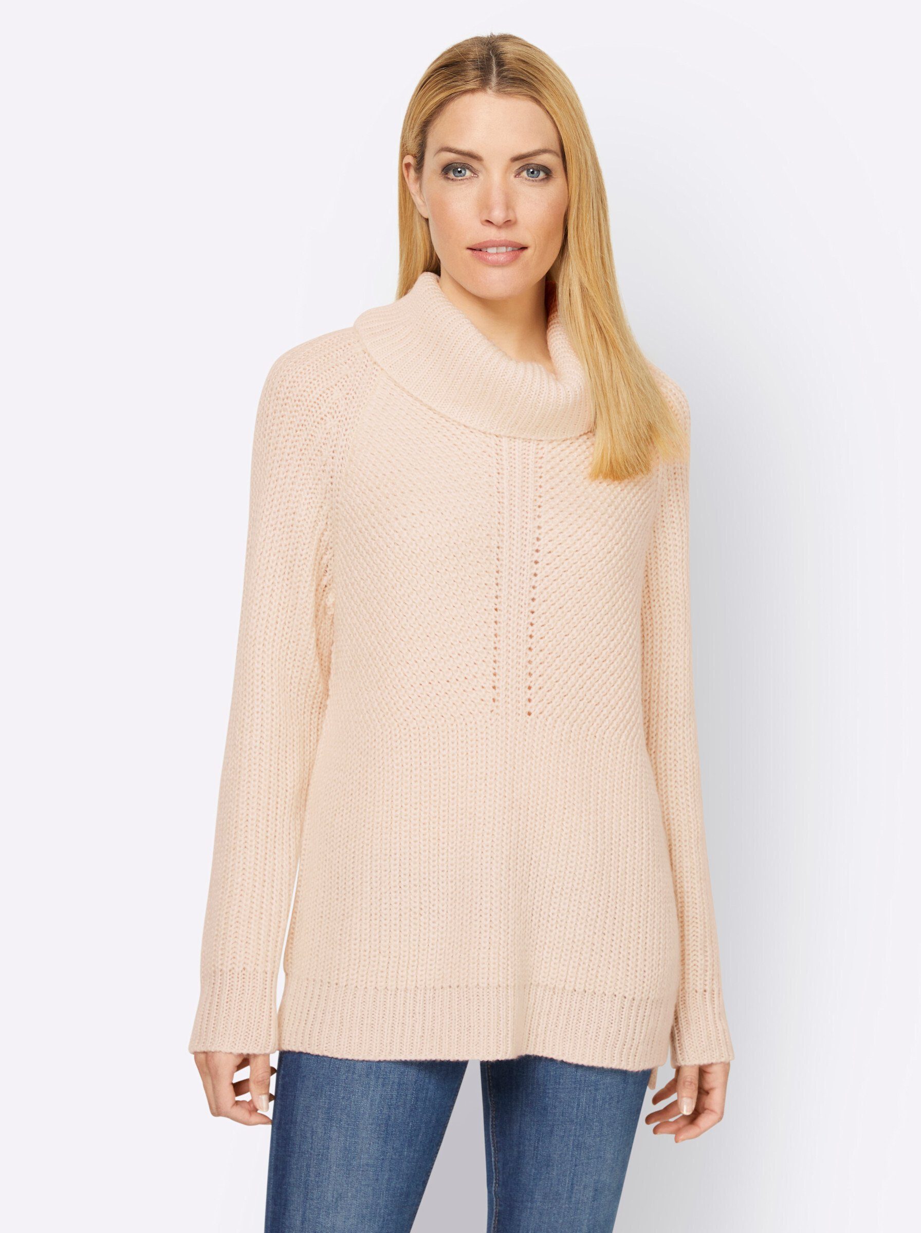 champagner heine Strickpullover