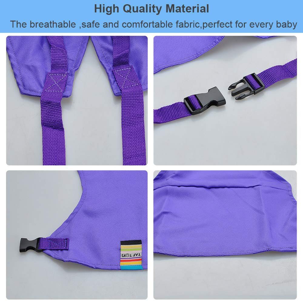 Jormftte Tragbarer Sicherheitsgurt Violett Hochstuhl-Gurt Baby Hochstuhl,für Stuhl-Sitzgurt für
