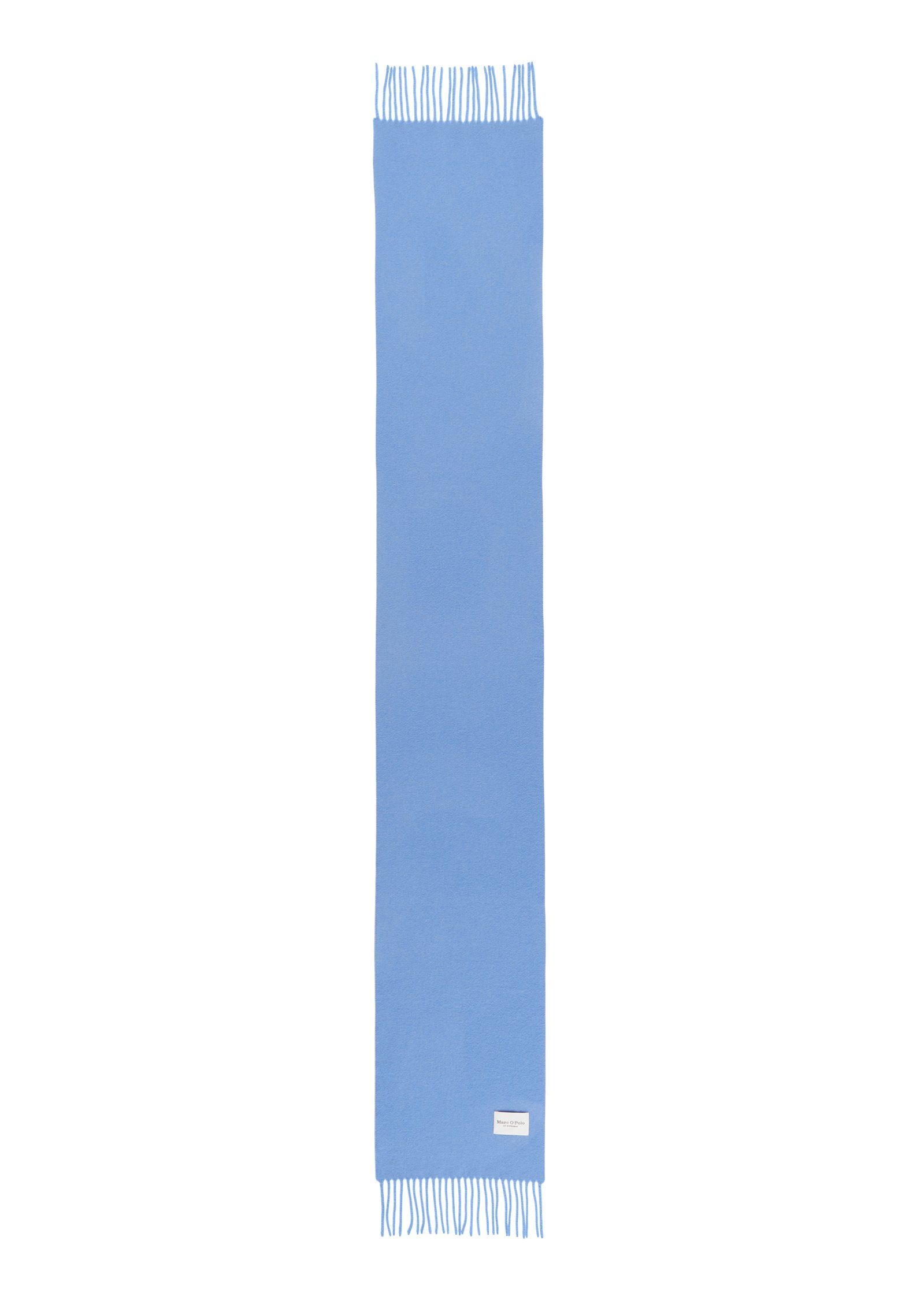 Marc O'Polo Schal aus blau Schurwolle softer