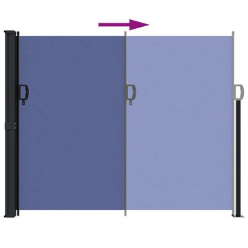 vidaXL Seitenmarkise Seitenmarkise Ausziehbar Blau 160x300 cm