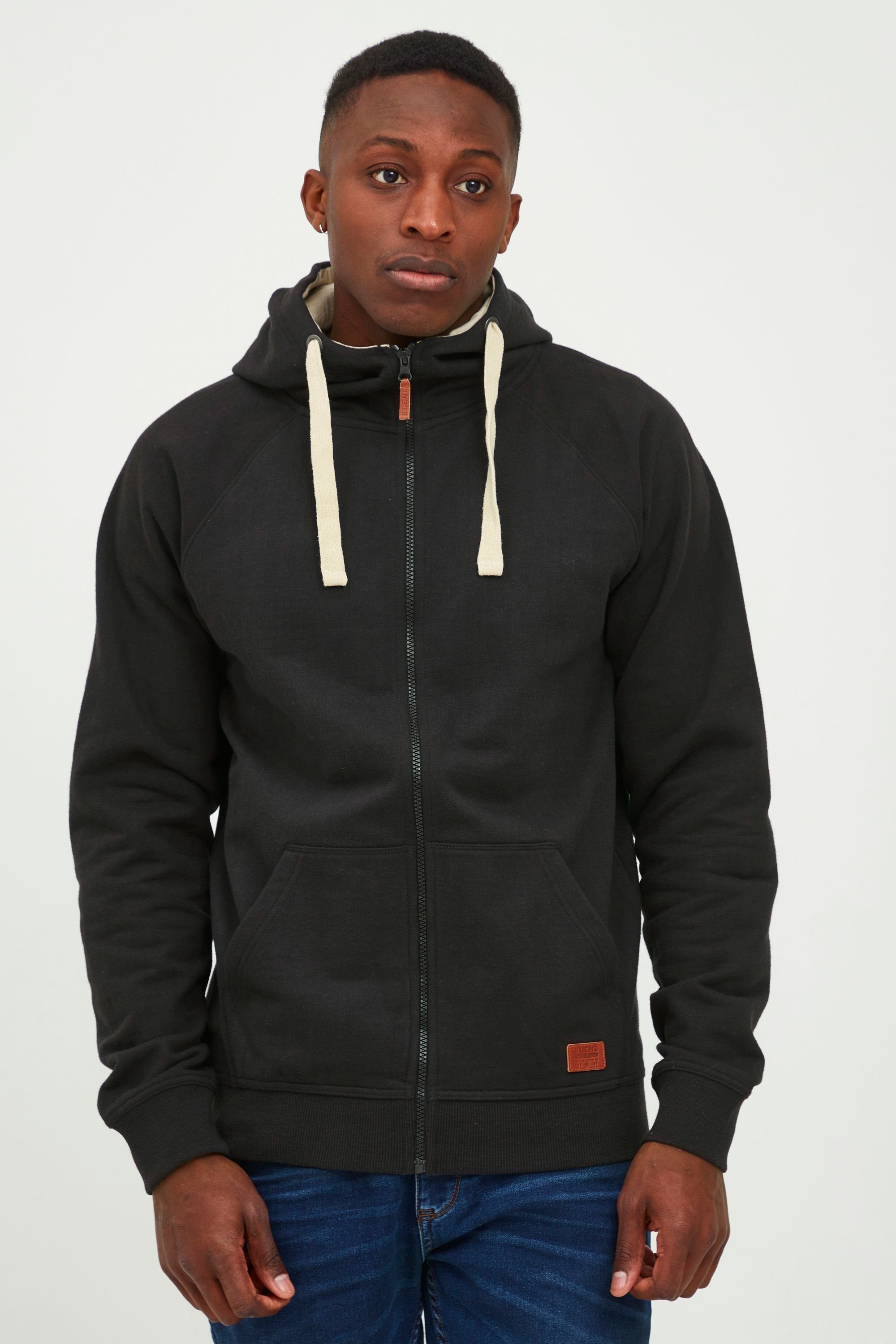 Blend Kapuzensweatjacke BHSpeedy Stilvolle Kapuzensweatjacke mit hochabschließendem Kragen
