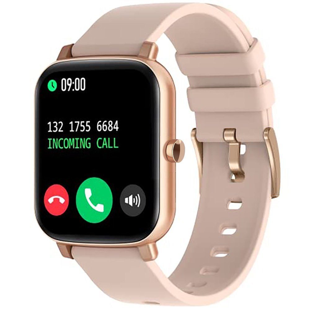 IVSO Smartwatch für Damen Herren, Fitness Tracker Uhr Smartwatch (Fitnessuhr mit Telefonfunktion 1,69