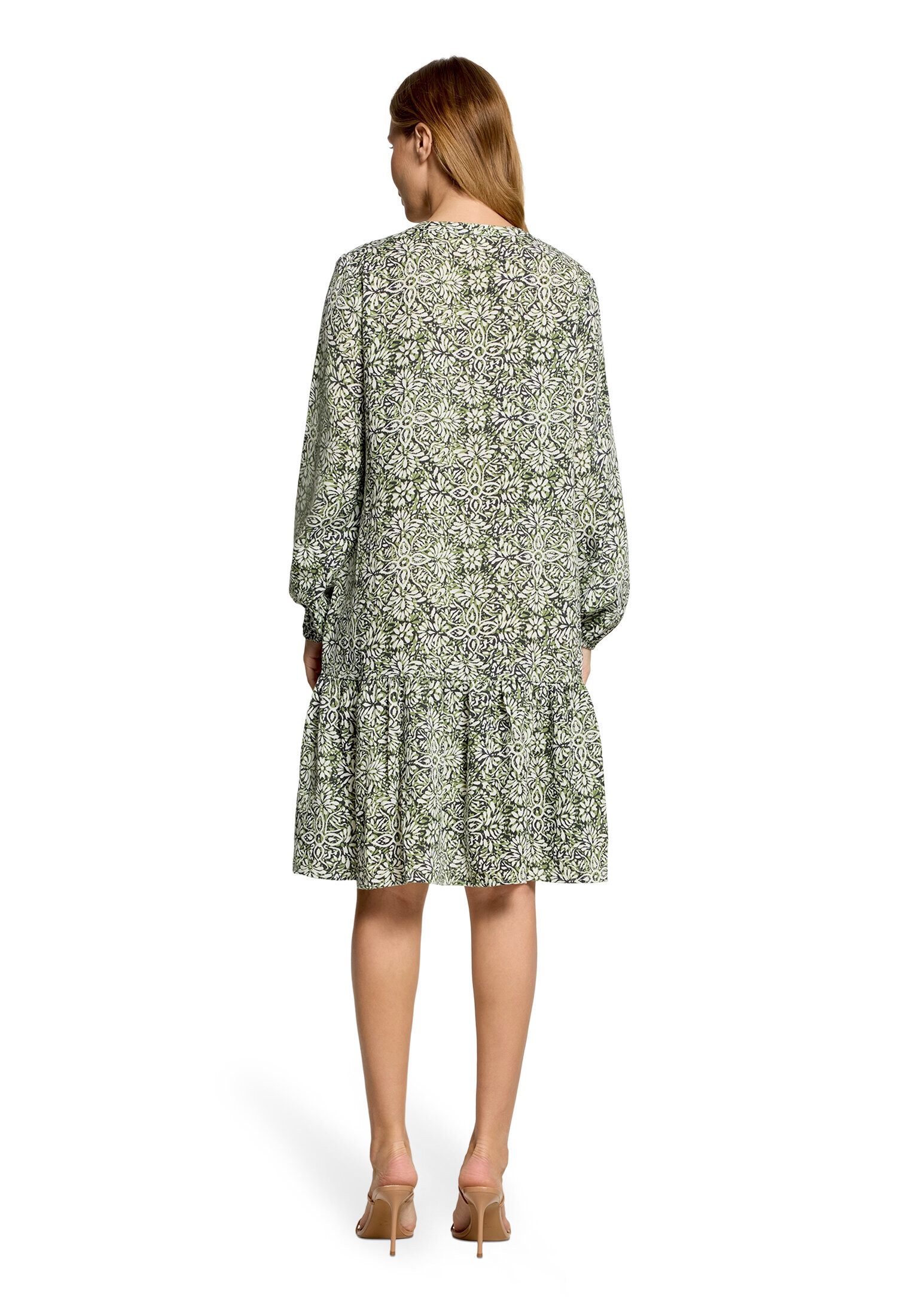 Cartoon Sommerkleid Damen mit Biesen