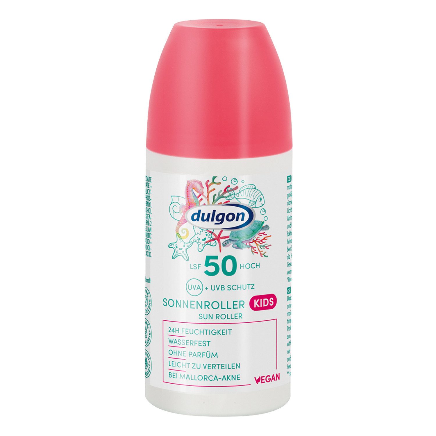 Sonnenschutzcreme LSF 50 Sonnencreme Roller für Kinder - parfümfrei, vegan, 100ml