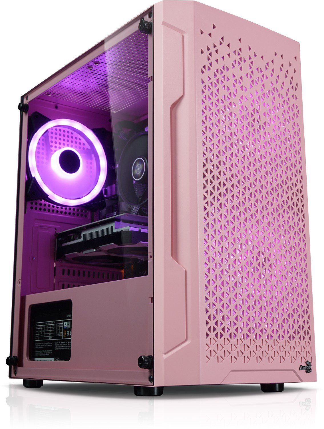 Kiebel Zindarella 10 Gaming-PC (Intel Core i5 Intel Core i5-10400F, RTX 3050, 16 GB RAM, 2000 GB SSD, Luftkühlung, RGB-Beleuchtung)
