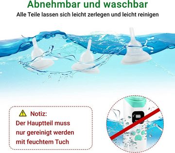 JOEAIS Nasensauger Elektrisch Baby Kinder Staubsauger Nose Cleaner USB-Aufladung, Baby Nasal Aspirator 3 Saugstärken 3 Größen Tip Säuglinge/Kleinkinder