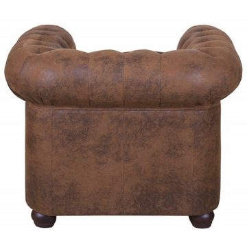 JVmoebel Chesterfield-Sessel Chesterfield 1 Sitzer Sofa Couch Polster Sofas Couchen Sofort (1-St., Sessel), Made in Europa
