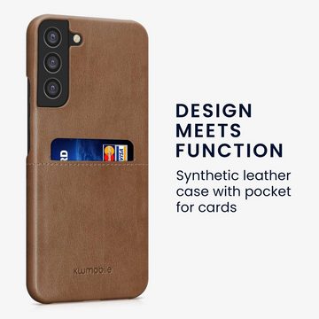 kwmobile Handyhülle Hülle für Samsung Galaxy S22 Plus, Handyhülle Handy Case - Kunstleder mit Kartenfach
