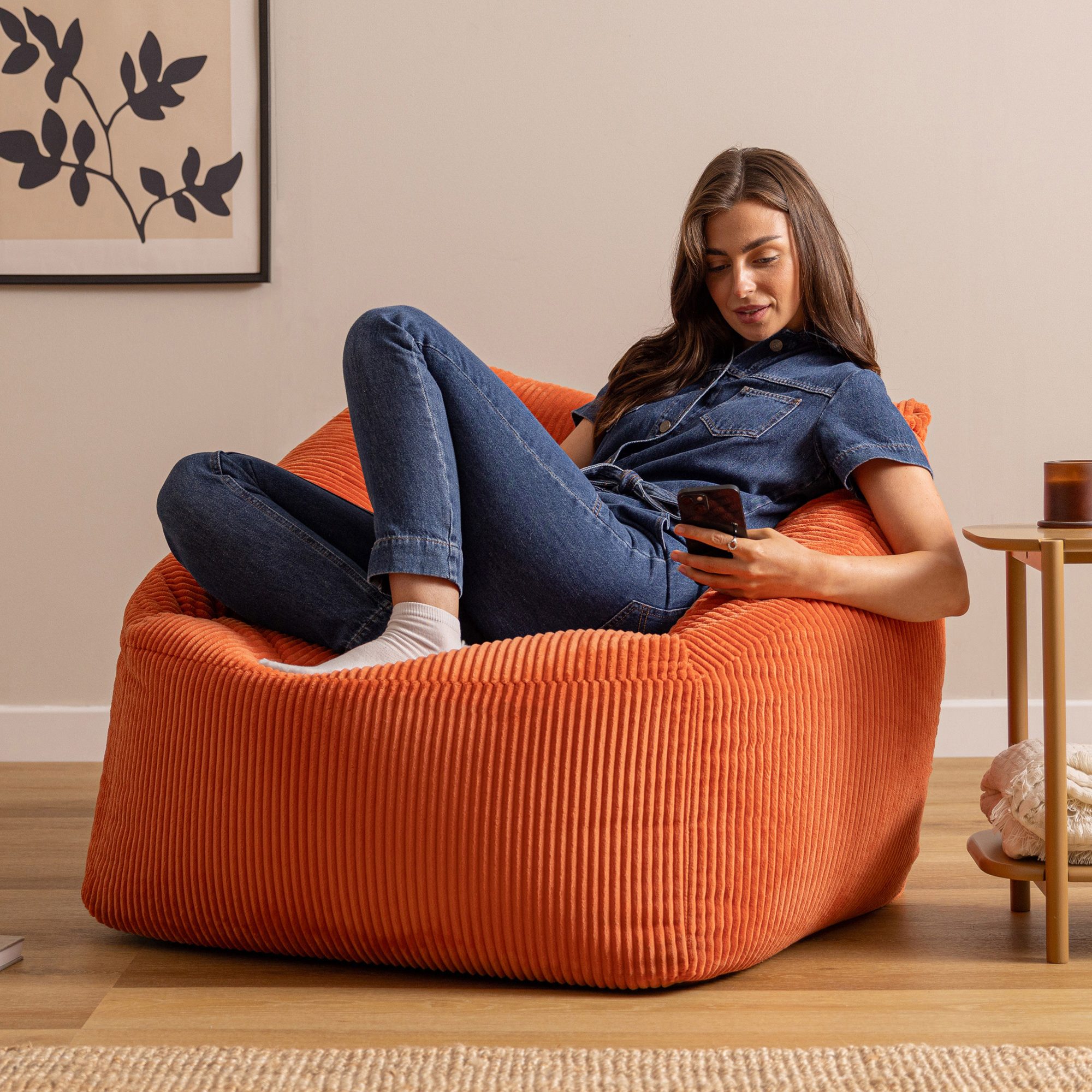 icon Sitzsack Riesen Sessel aus Cord günstig online kaufen