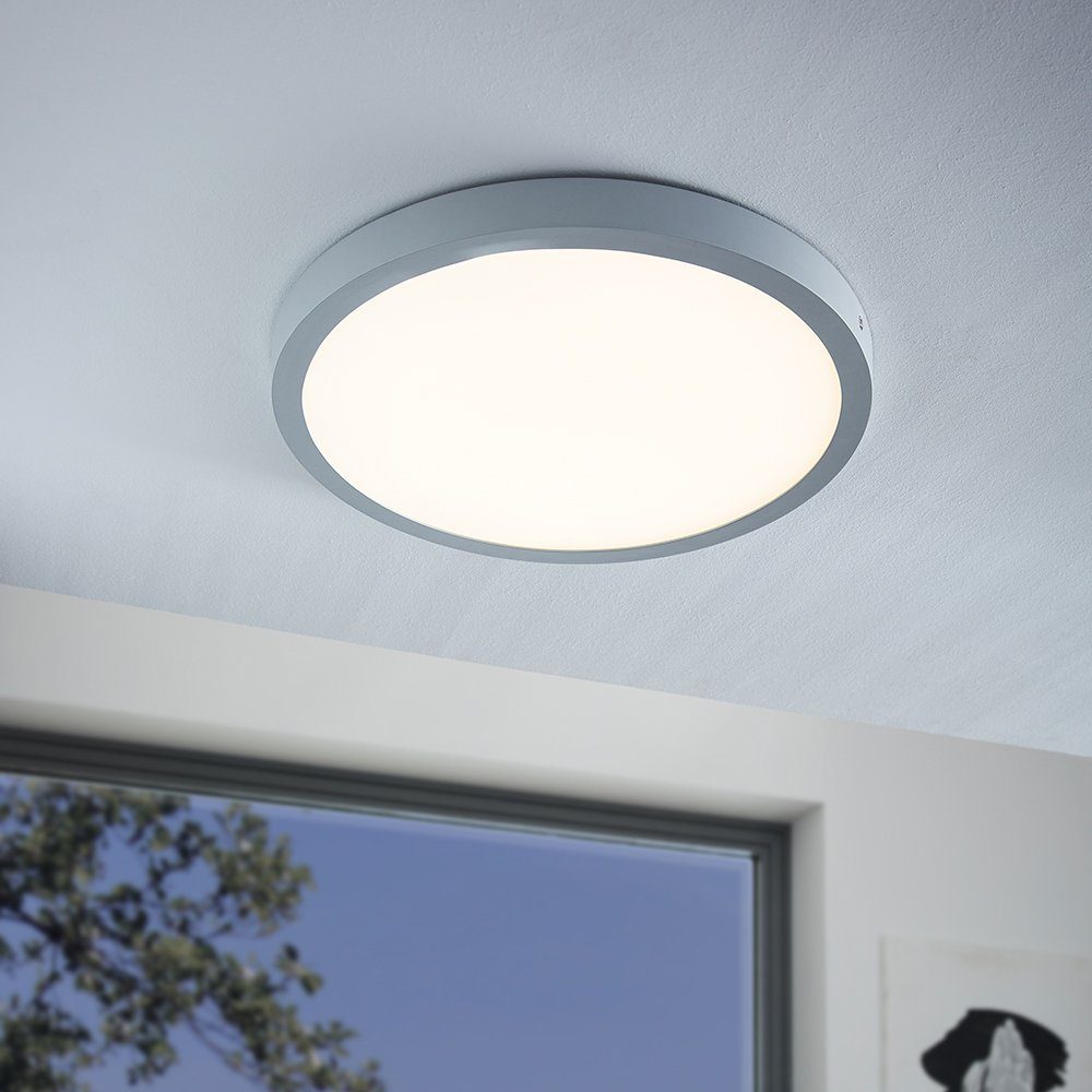 EGLO Aufbauleuchte FUEVA 1, LED nur cm cm fest hoch, 40 Warmweiß, integriert, Design, 3 Durchmesser schlankes