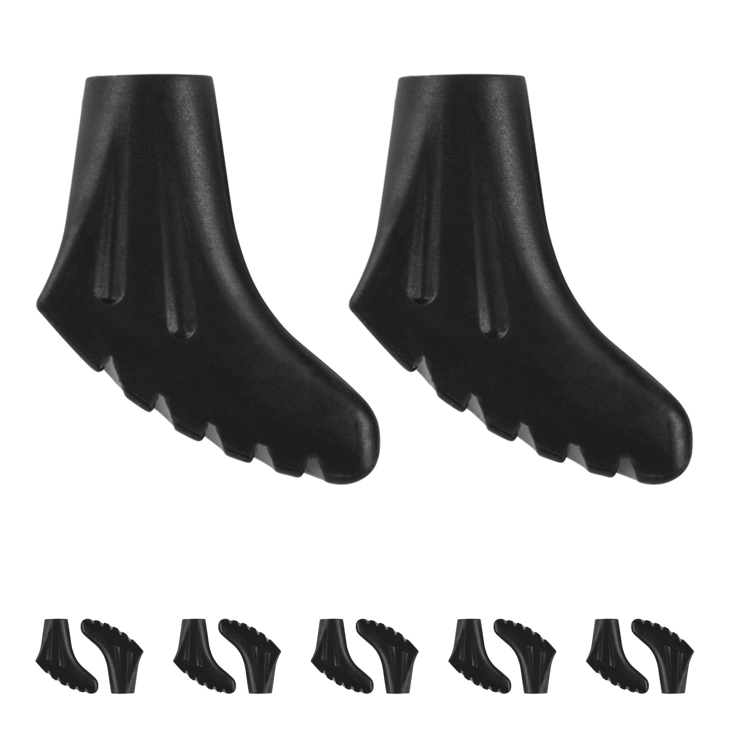 MSports® Trekking-Stöcke Nordic Walking - Trekking Pads - 12 Stück / 6 Paar