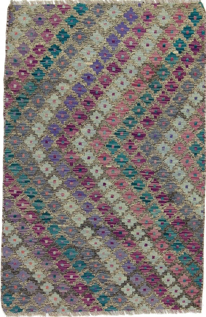 Orientteppich Kelim Afghan 81x122 Handgewebter Orientteppich, Nain Trading, rechteckig, Höhe: 3 mm