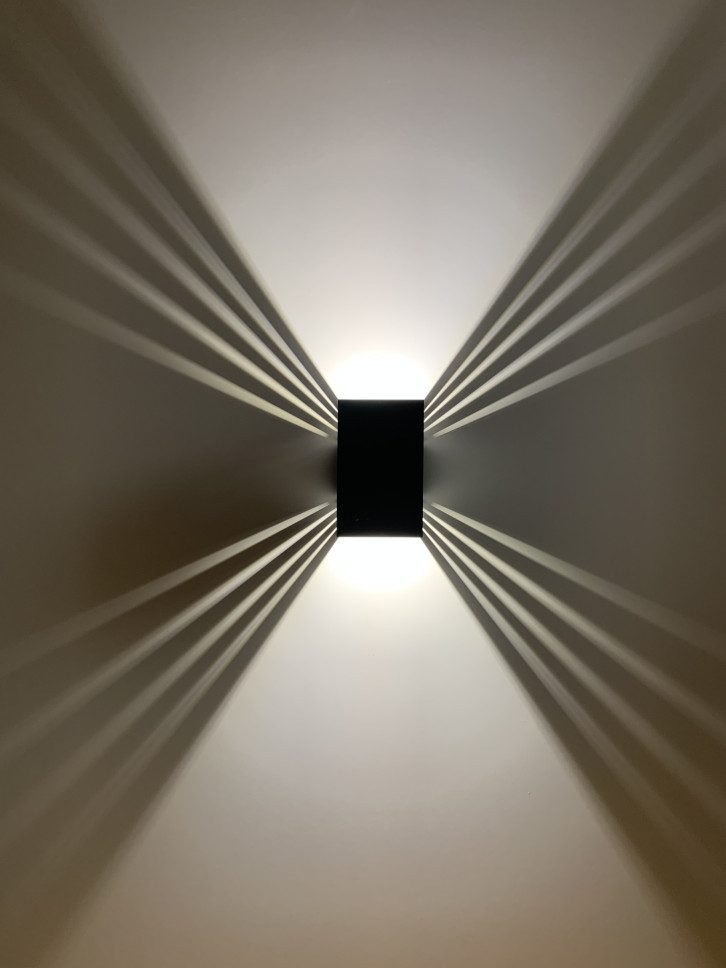 SpiceLED LED Außen-Wandleuchte Schwarze Lampe 12W günstig online kaufen