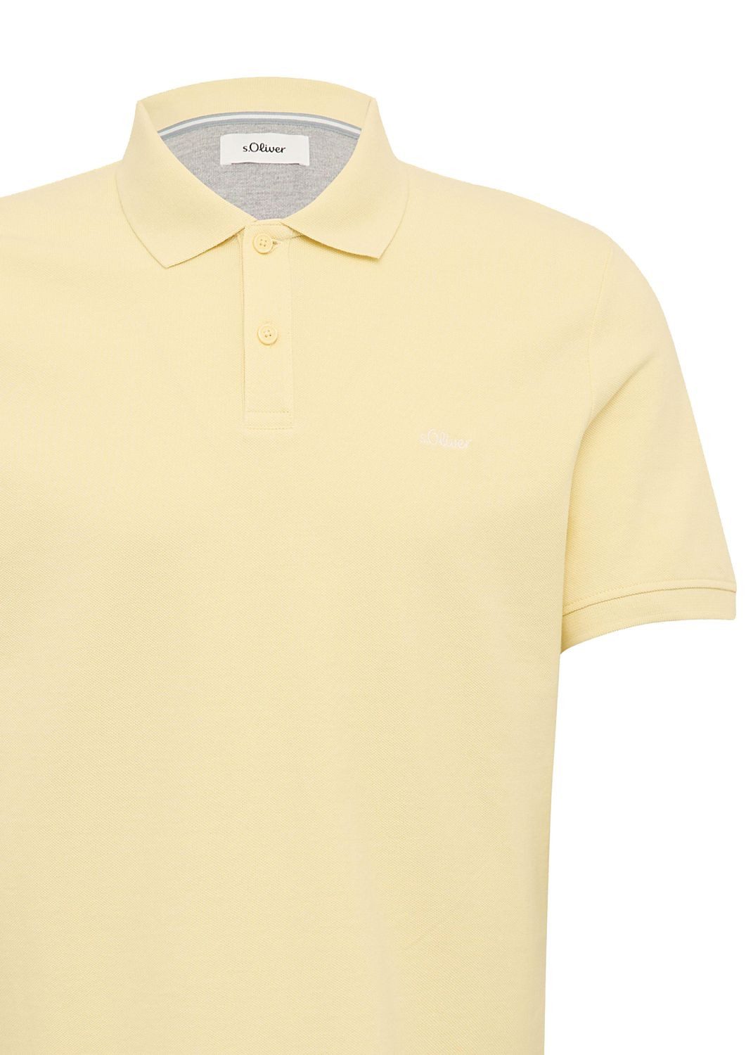 s.Oliver Poloshirt Poloshirt Kragen, Knopfleiste, kurzarm