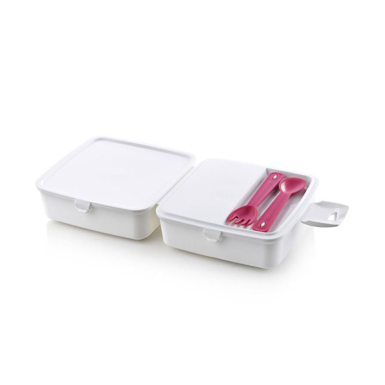 bahama Lunchbox Multi Brot- und Lunch Box mit Besteck, Kunststoff, (1-tlg), mit Besteck