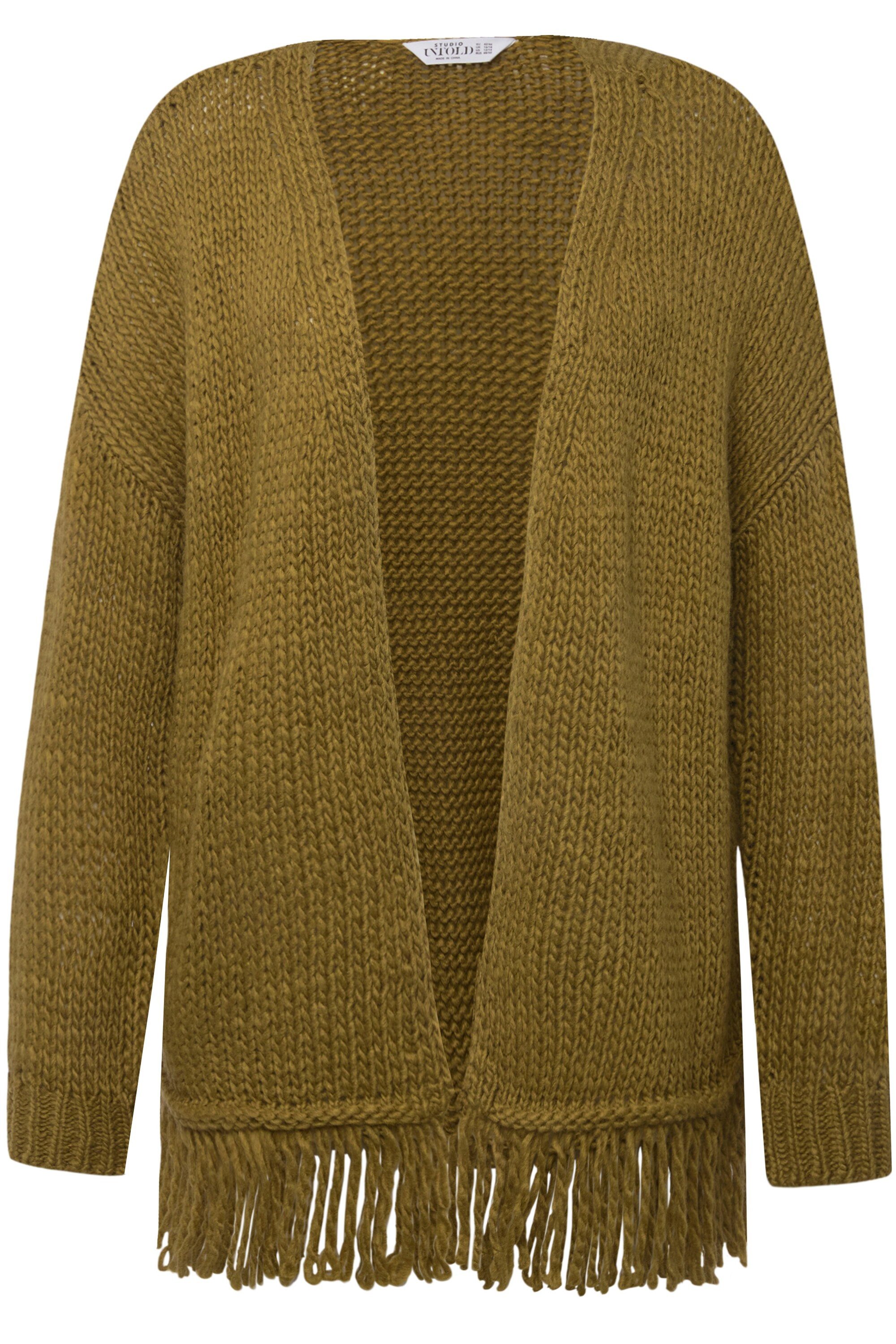 Studio Untold Strickjacke offene Strickjacke oversized günstig online kaufen