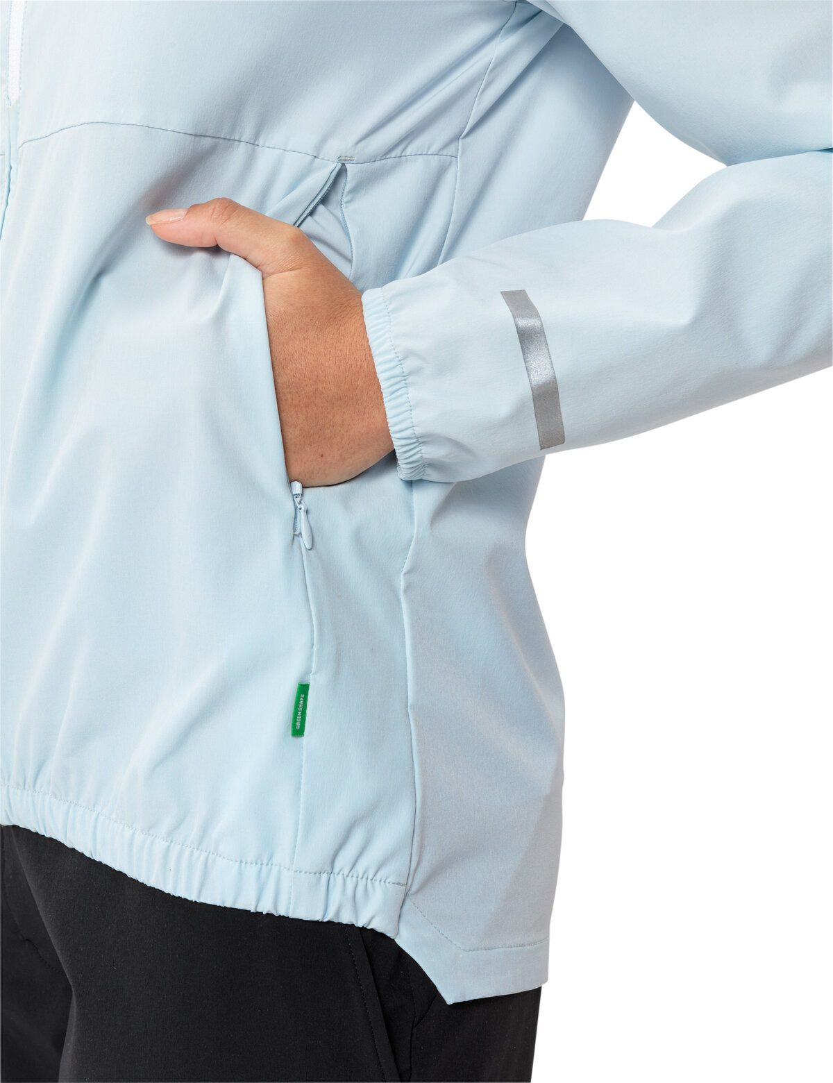 VAUDE Funktionsjacke WOMEN'S CYCLIST AIR JACKET (1-St) sportlich, wasserabweisend, windabweisend, atmungsaktiv – Bild 3 von 5