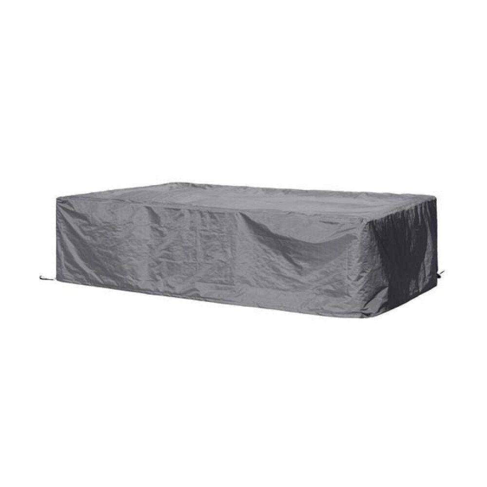 PEREL Bogenhülle Perel Schutzhülle für Gartenmöbel, Grau, rechteckig, 260 cm x 200 cm x