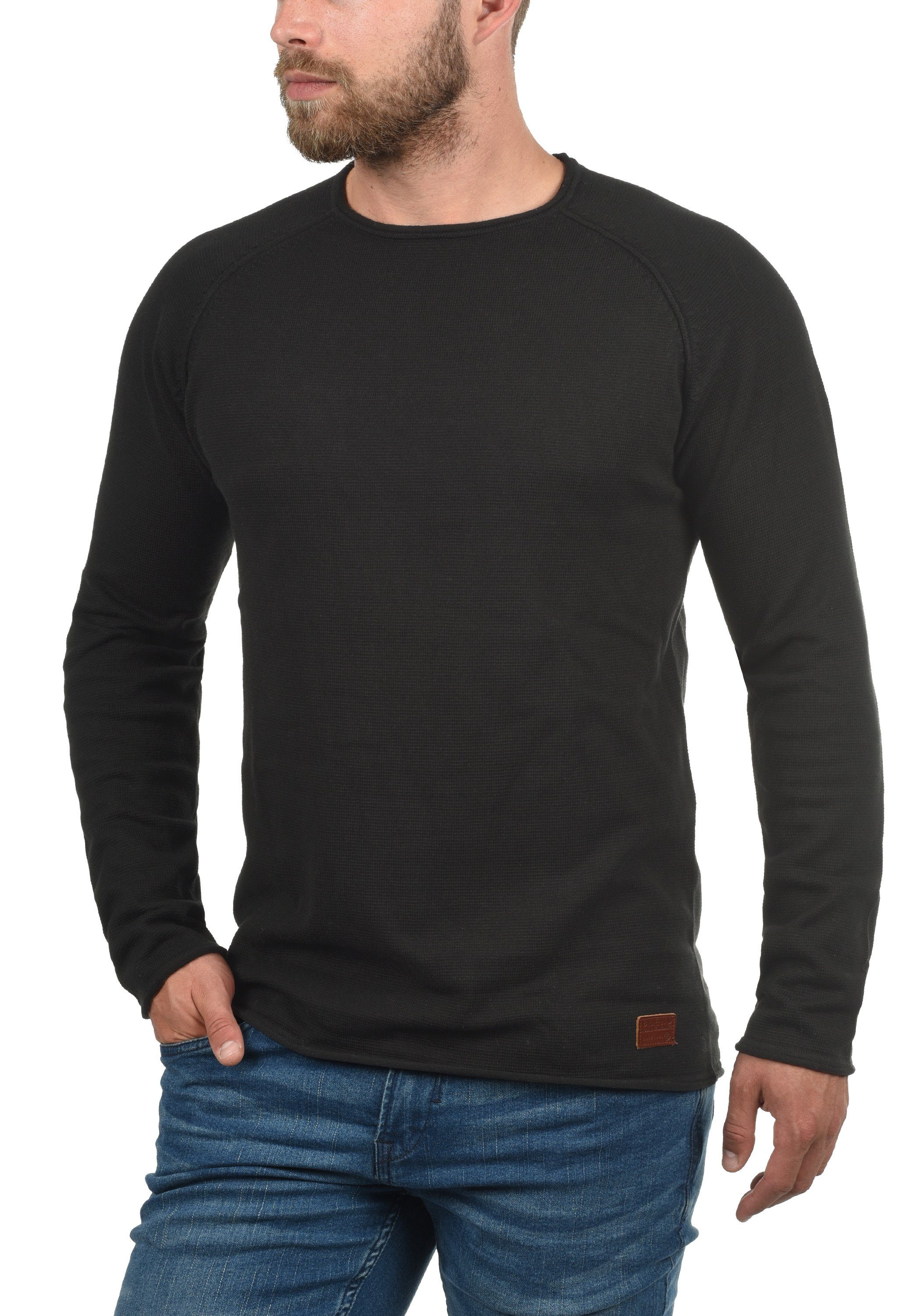 Blend Strickpullover BHJohn Strickpullover mit aufgerollten Säumen