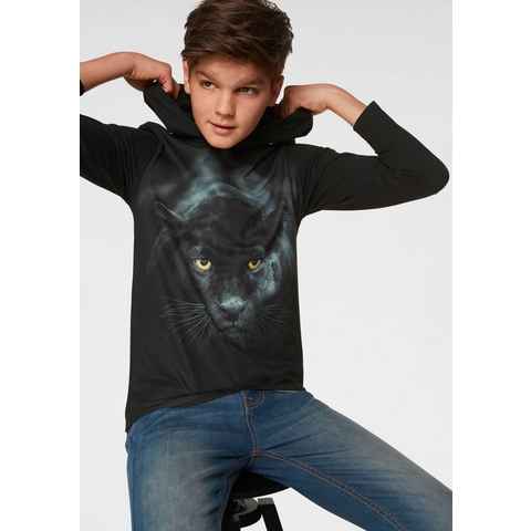 KIDSWORLD Kapuzenshirt PANTHER Fotodruck