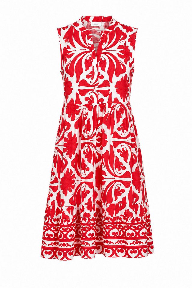 ITALY VIBES Sommerkleid - ärmelloses Kleid mit Blütenmuster Printmix für Damen ONE SIZE / passend für Größe M - XL
