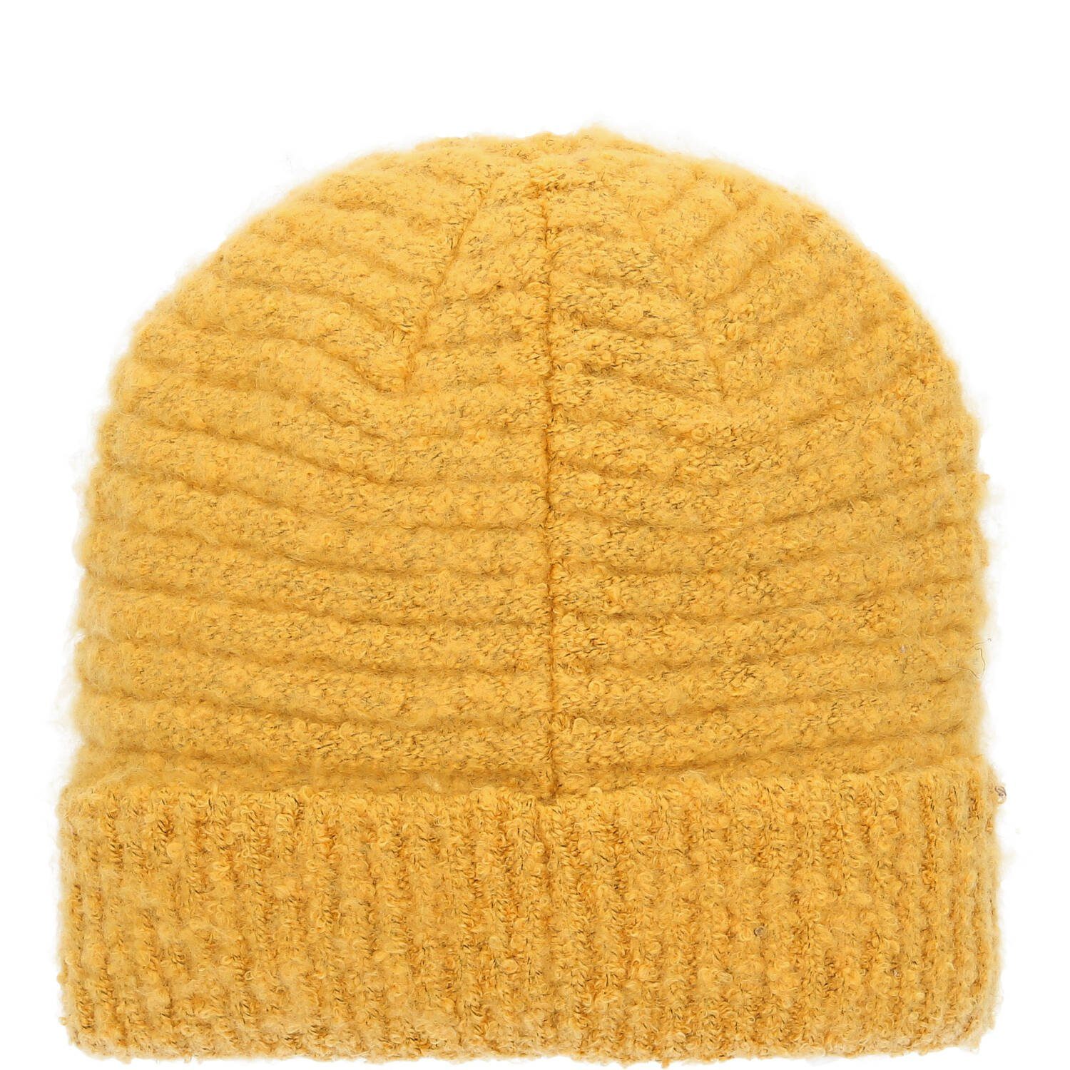 Antonio Strickmütze Antonio Damen Strick Mütze Bouclé Beanie yellow (1-St) günstig online kaufen