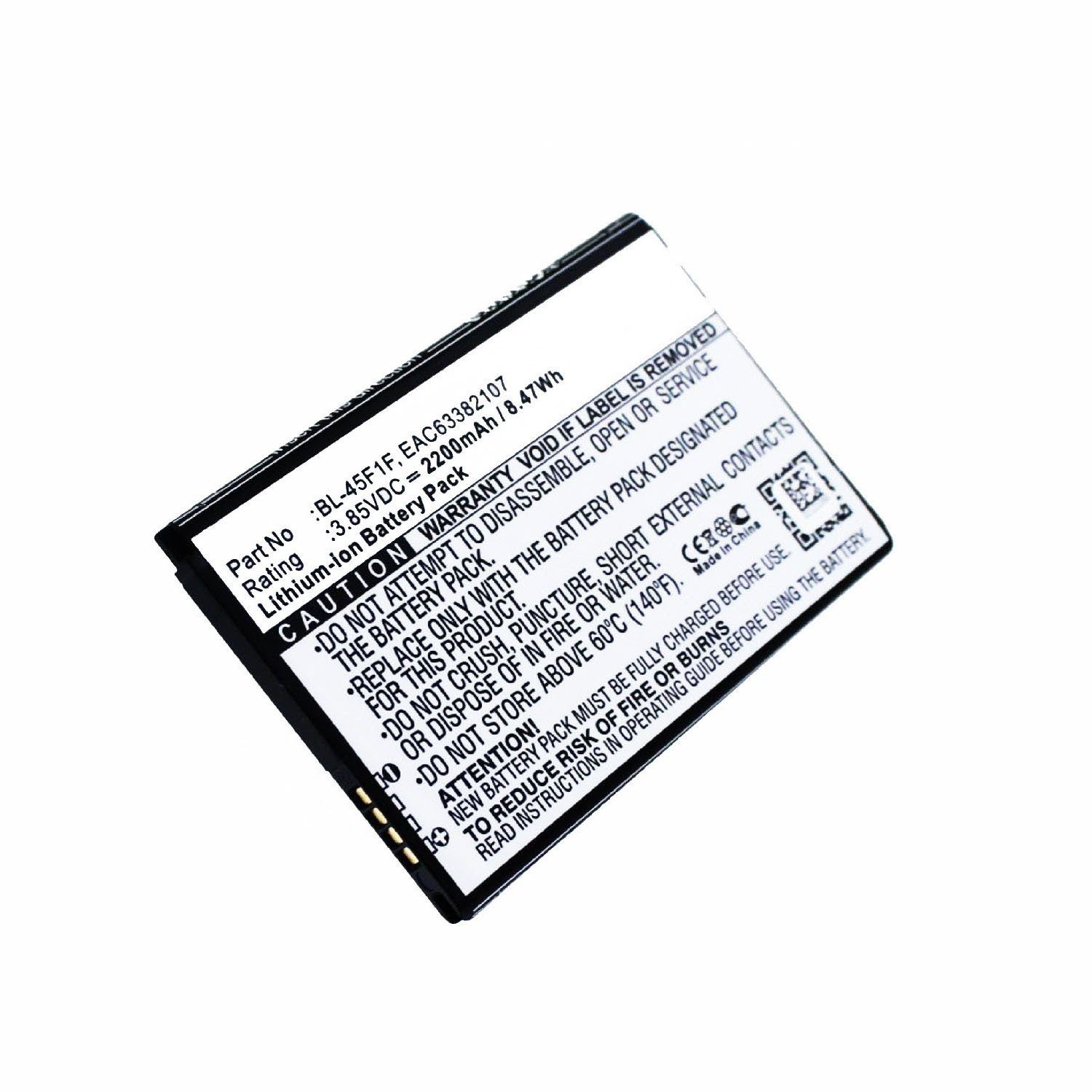 MobiloTec Akku kompatibel mit LG Electronics K9 Akku Akku 2200 mAh (1 St)