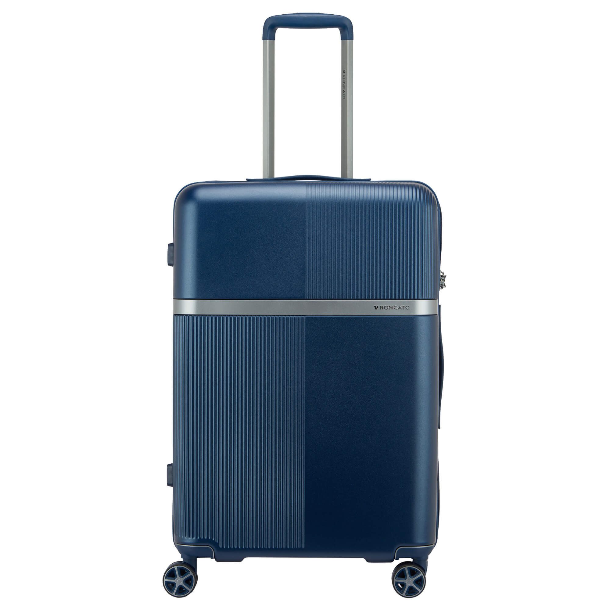 RONCATO Чемоданы AirGlam - 4-Rollen-Trolley M 68 cm erw. (blu notte), 4 Rollen Rollen