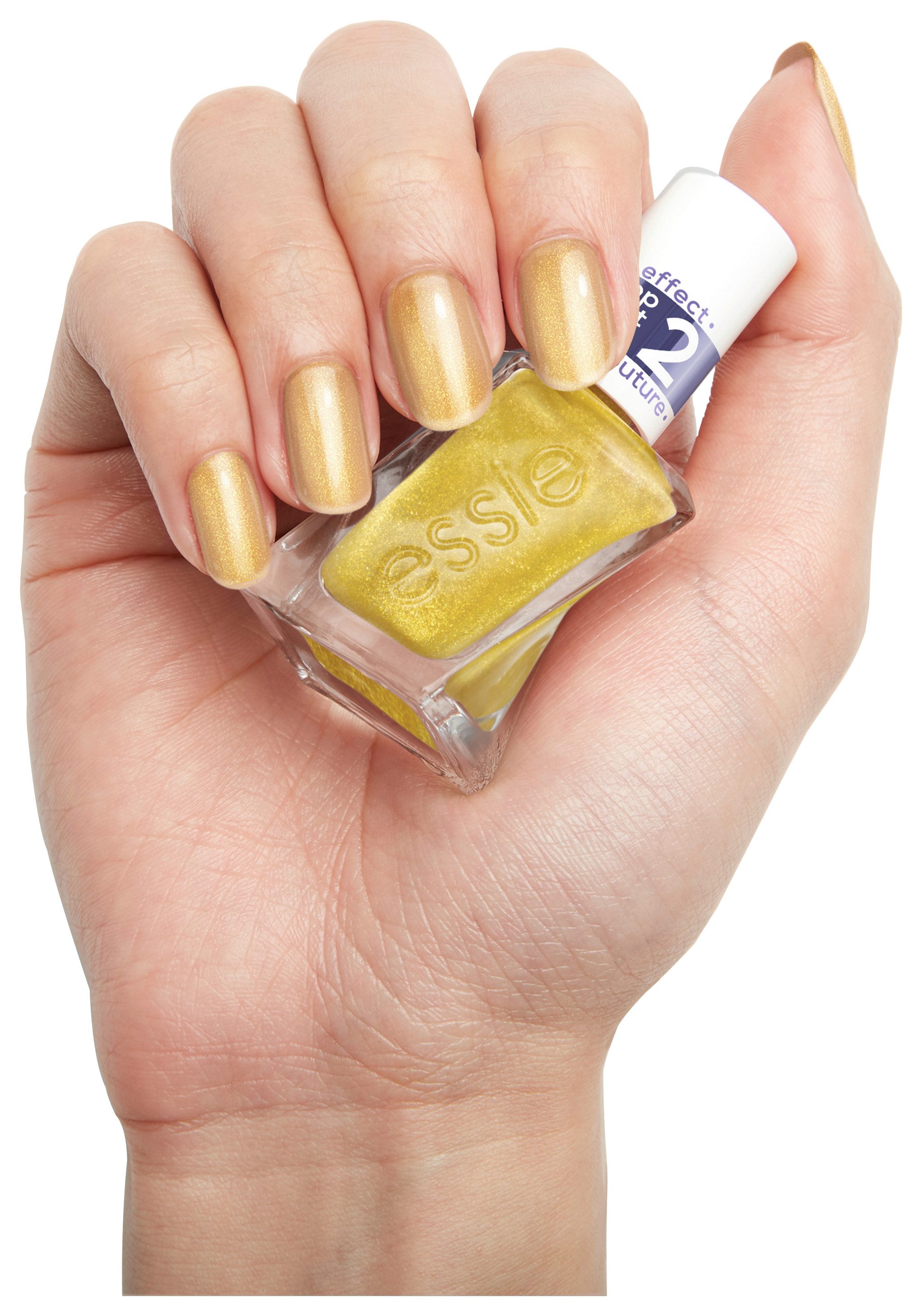 essie Überlack TOP COAT GEL COUTURE, mit Glitzerpartikeln, Glanz-Finish