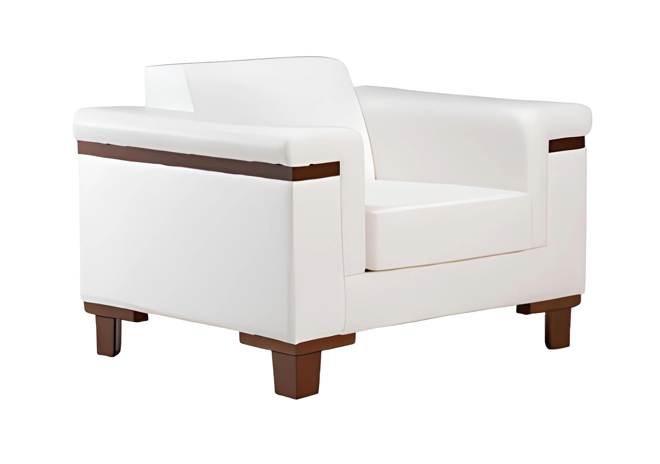 Xlmoebel Sessel Designer Lounge Chair Büromöbel Sofa Stuhl Leder Polsterstuhl (Sessel), Hergestellt in Europa