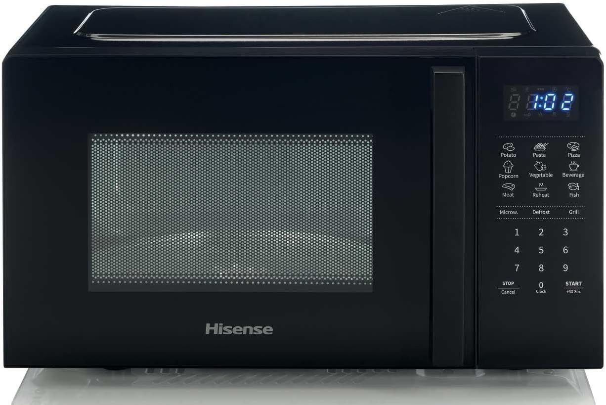Hisense Mikrowelle H20MOBS4HG, 5 Leistungsstufen, Auftaufunktion, Grillfunktion, 20 l, Grillfunktion, 455x261x326mm (BxHxT)