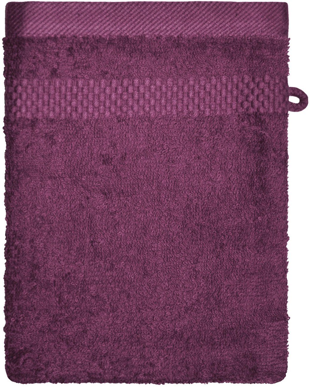 Dyckhoff Waschhandschuh Planet, (Set, 6-St), 450 g/m², aus reiner Baumwolle, trocknergeeignet