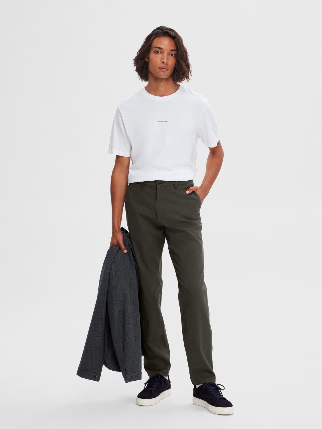 Selected Chinos SLH175-SLIM NEW MILES FLEX PANT NOOS Baumwollmischung, slim fitslim fit