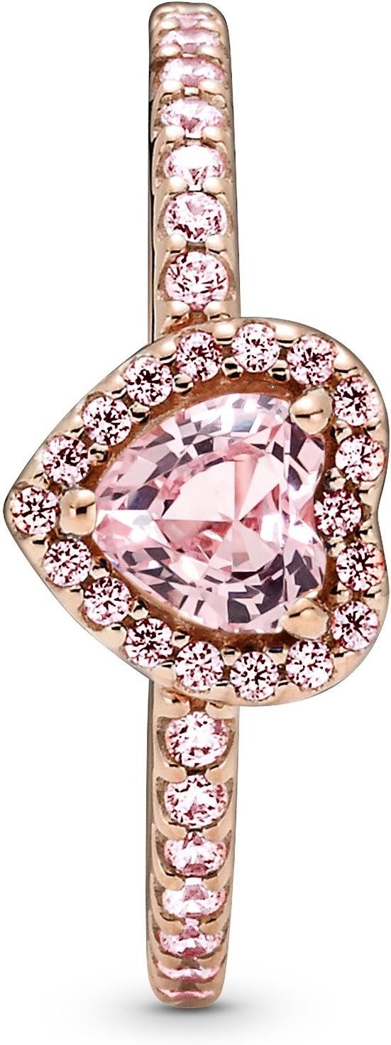 Pandora Fingerring Pandora Funkelndes Erhabenes Herz Ring 188421C04 Damenri günstig online kaufen