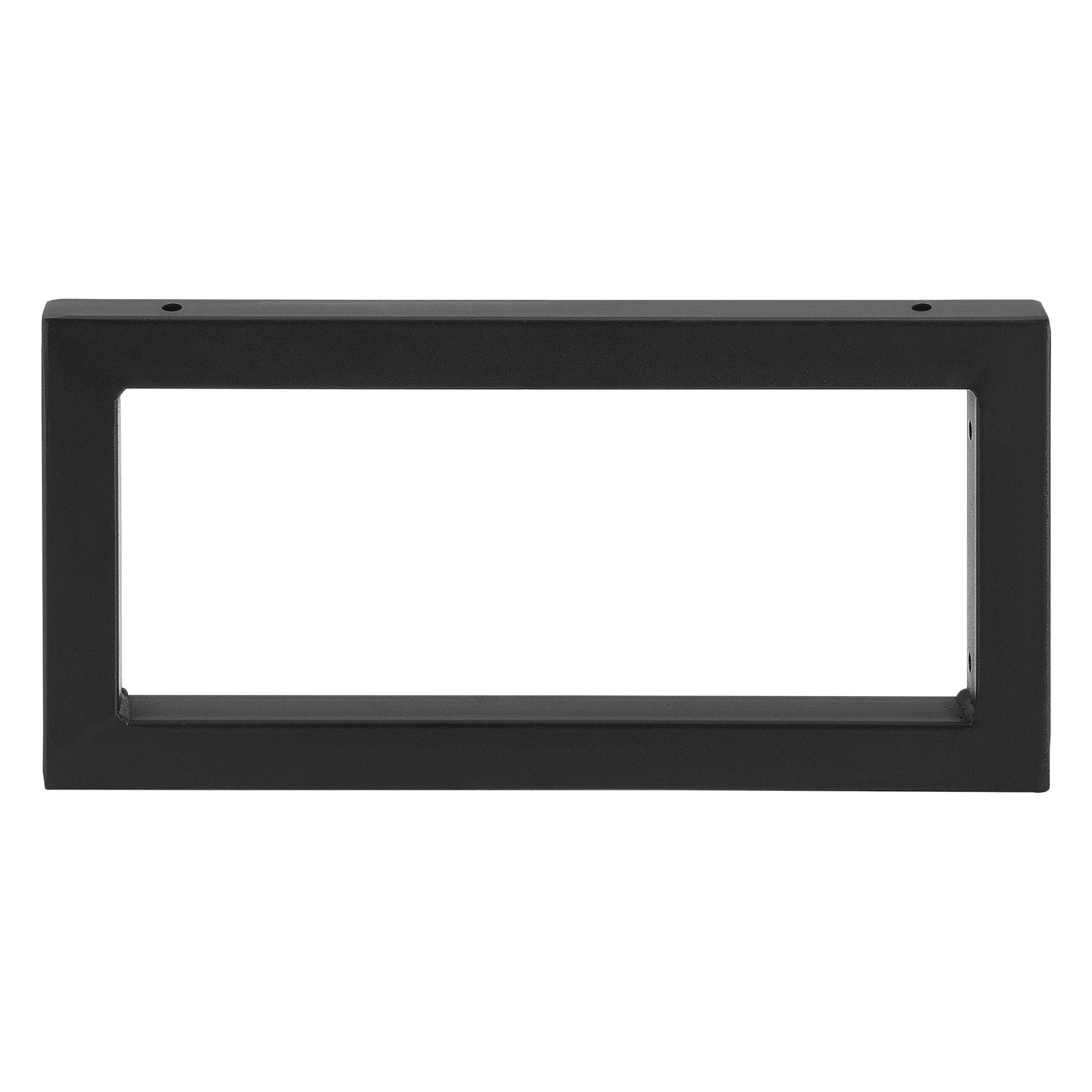 en.casa Tischgestell, Hamina Wandkonsole 2er Set 40 x 20 cm Schwarz