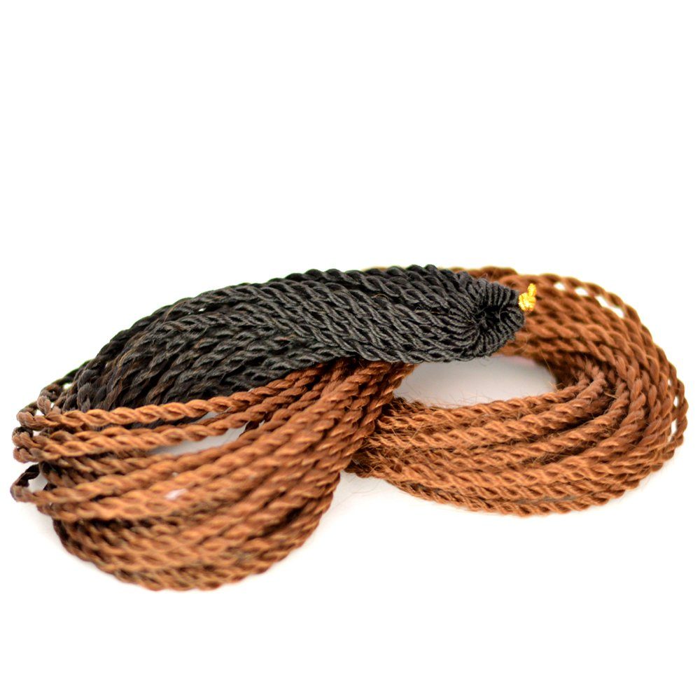 Pack Kunsthaar-Extension MyBraids Crochet Twist 13-SY BRAIDS! YOUR Braids Schwarz-Kastanienbraun Zöpfe 3er Ombre Senegalese
