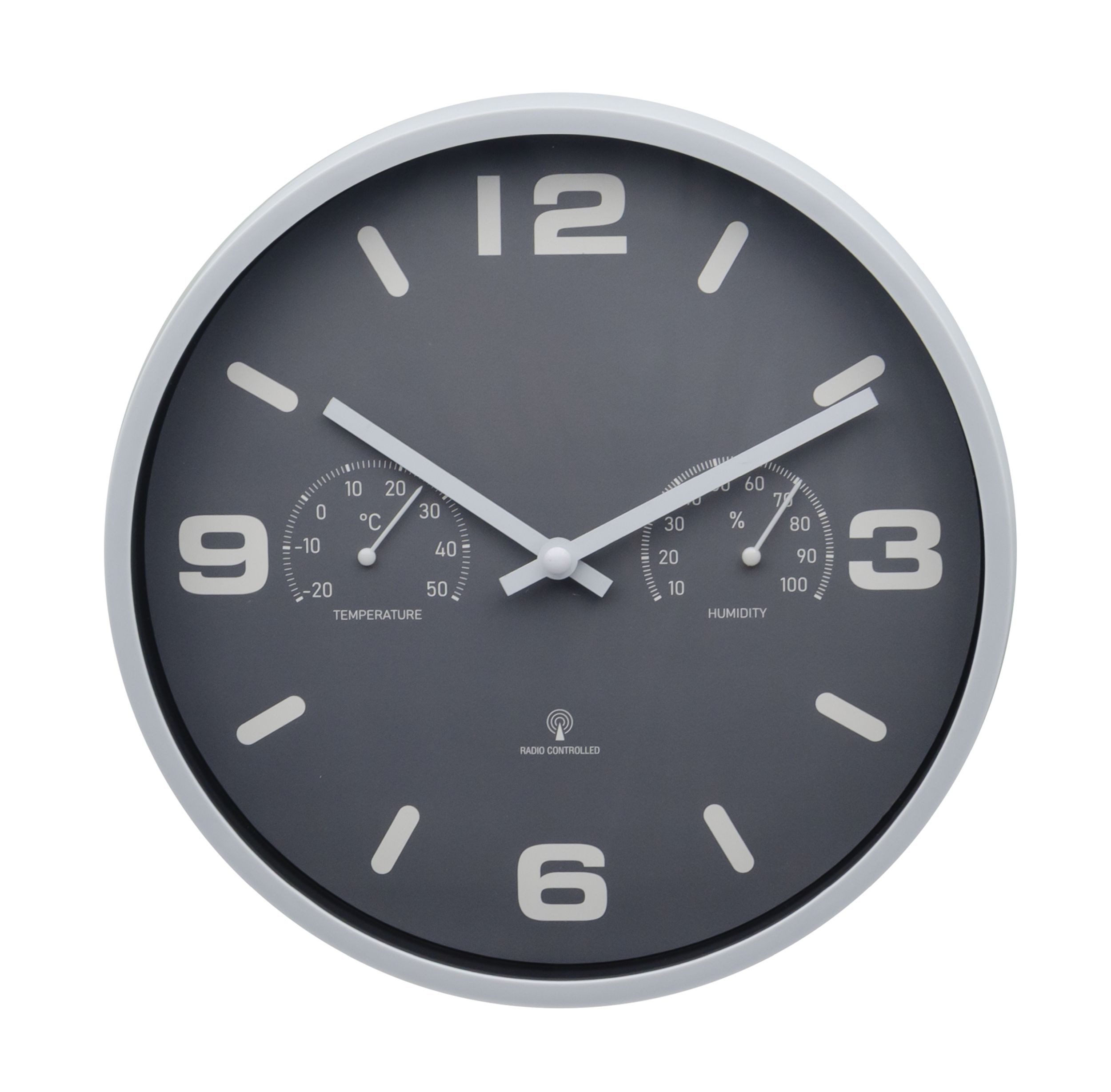Miraval Funkwanduhr Design Funk-Wanduhr günstig online kaufen