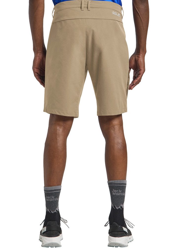 Jack Wolfskin Shorts PICO TRAIL SHORTS M robuster Bermudaschnitt, mit zwei Hüfttaschen, winddicht, atmungsaktiv