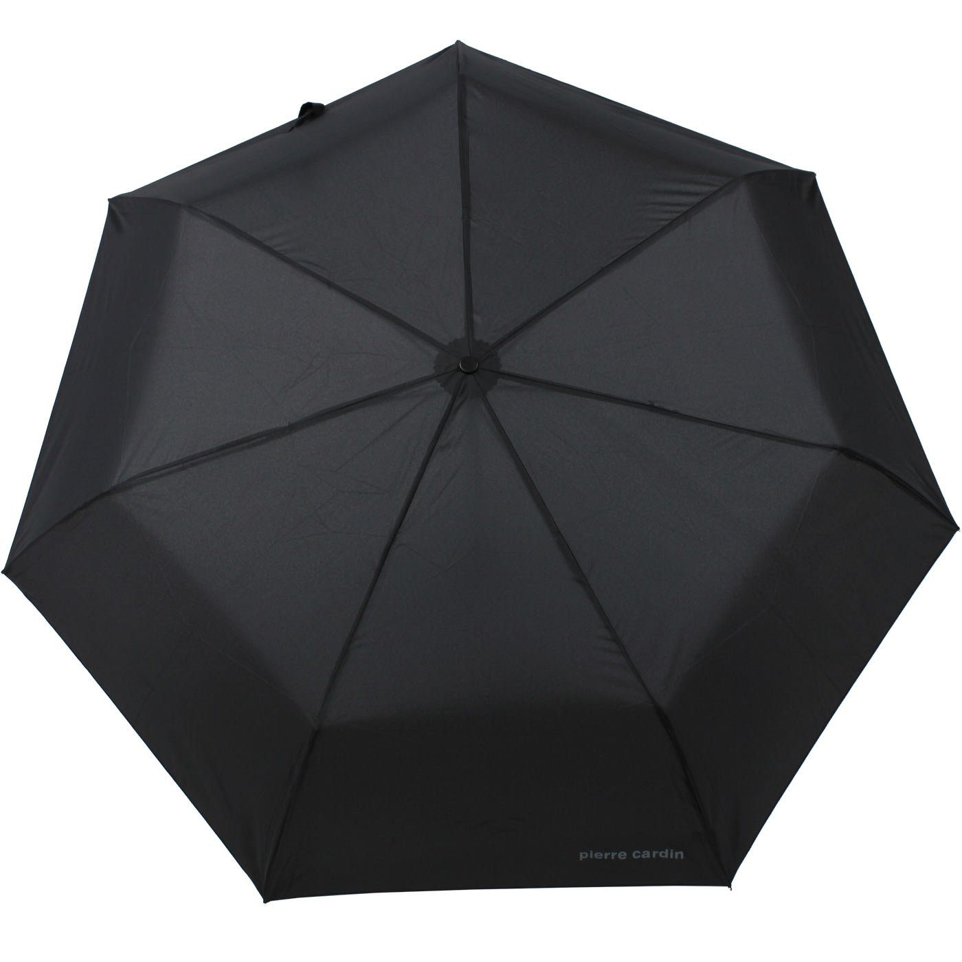 Pierre Cardin Taschenregenschirm schmaler Schirm mit Auf-Zu-Automatik Slimline, klassischer Look