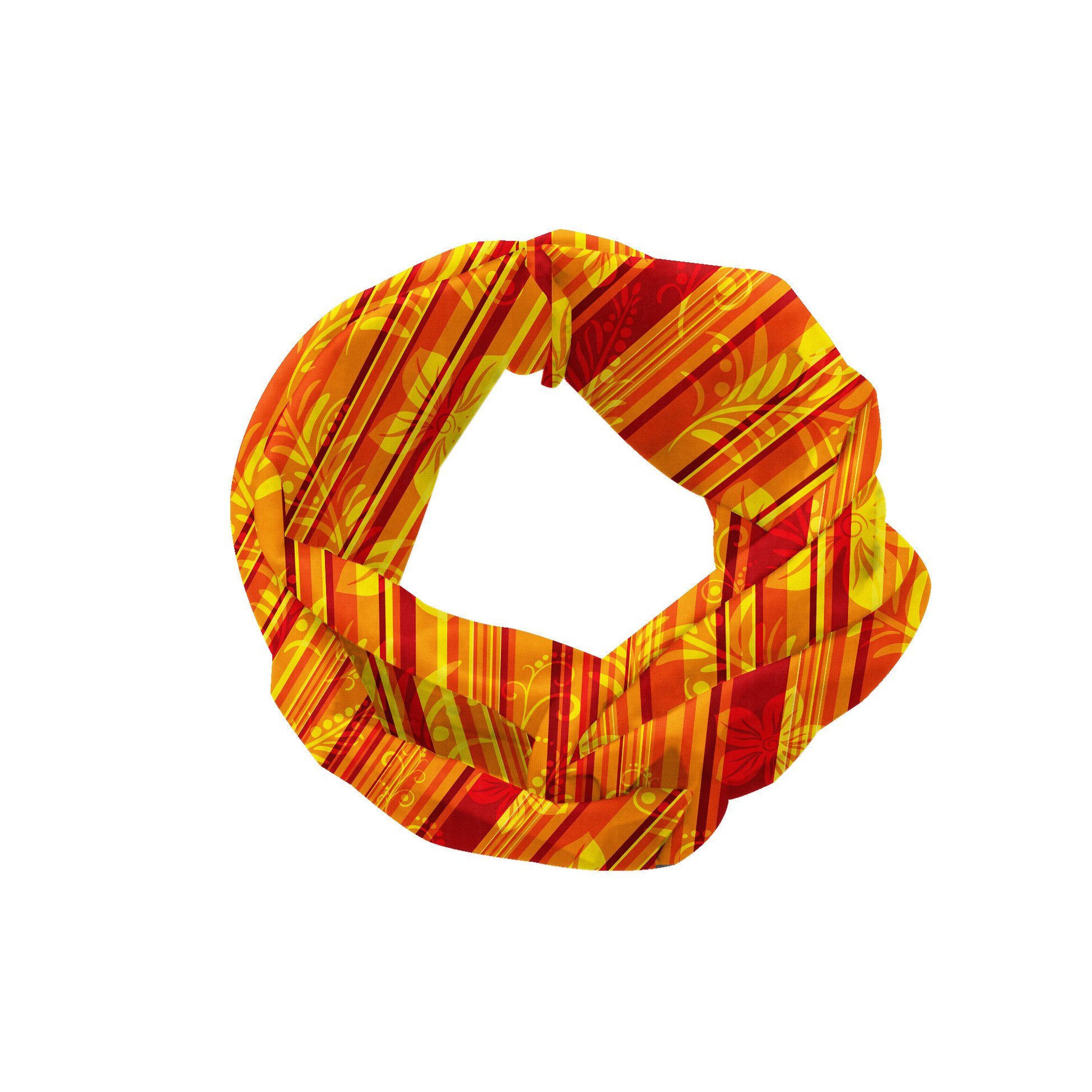 Abakuhaus Stirnband Elastisch Floral alltags und accessories Orange Angenehme Vertikale Streifen