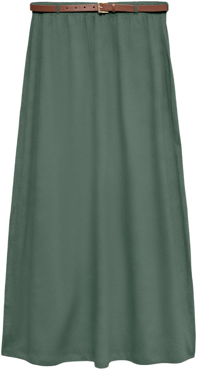 Vero Moda Maxirock VMLUNA ANKLE SKIRT JRS NOOS Baumwollmischung, ankle lenght