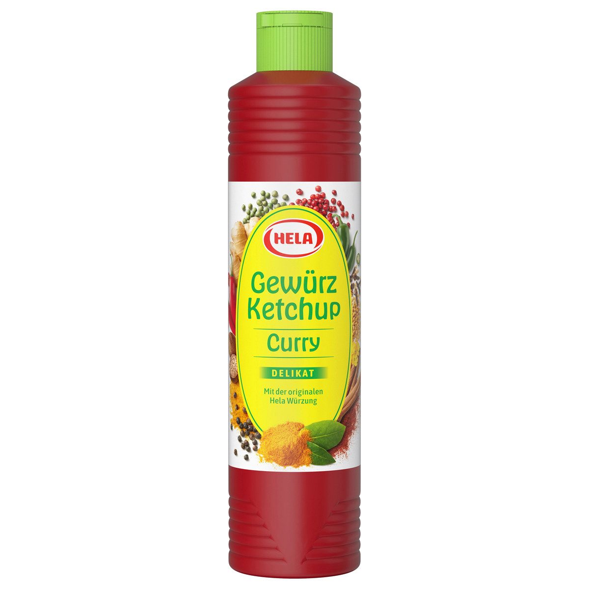 HELA Saucen, Hela Curry Gewürzketchup delikat lieblich würzige Note 800ml