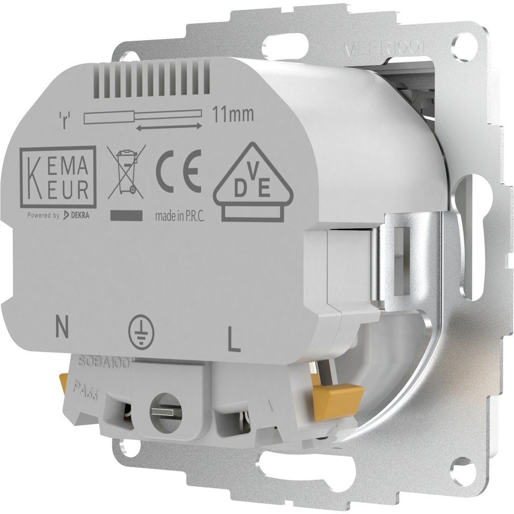 2USB Steckdose 2USB 2U-449542 Schutzkontakt-Steckdose mit USB-Ladeausgang, erhöhter